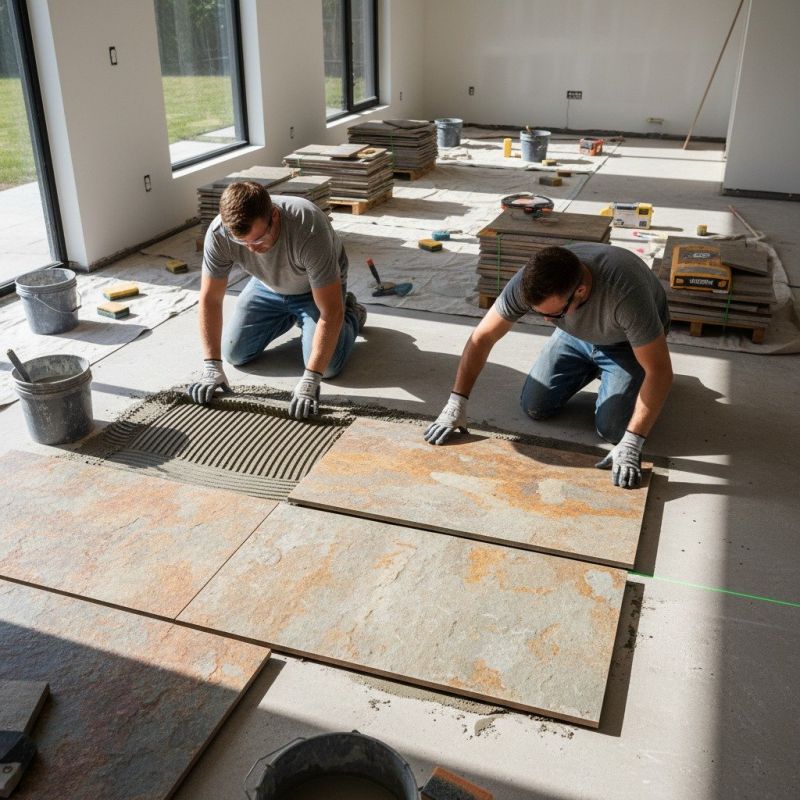 Granite Floor Installation in Wilmington, NC