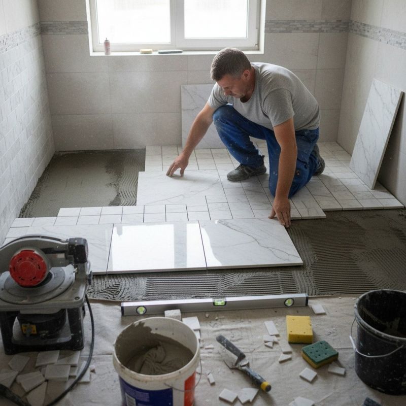 Marble Floor Replacement in Kansas City, KS