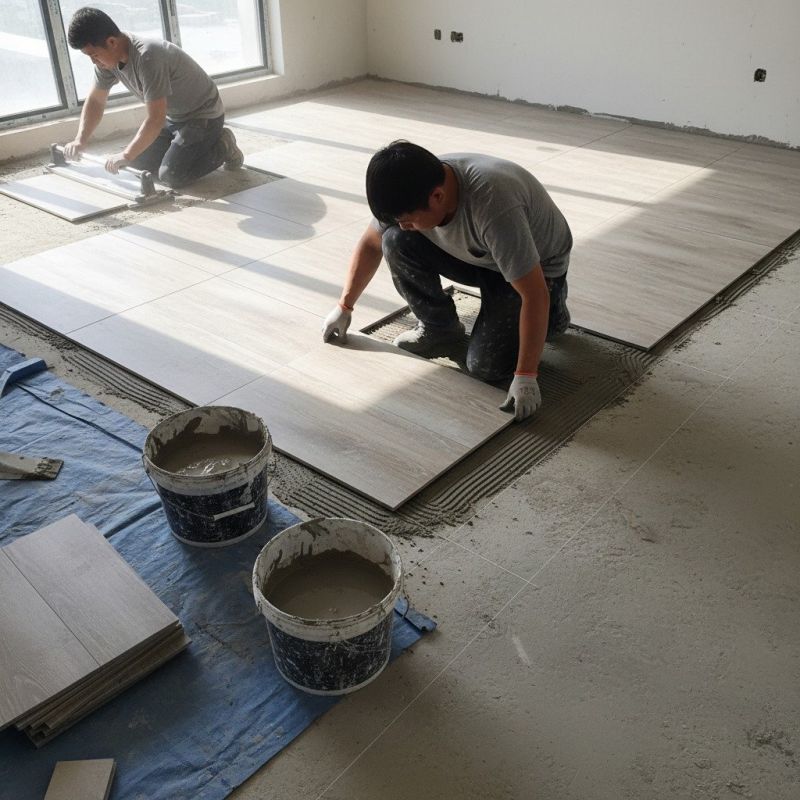 Mosaic Tile Floor Installation in Baltimore, MD