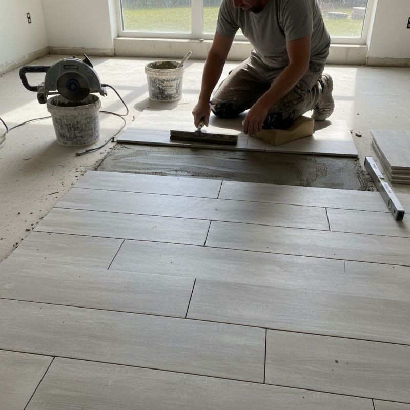 Restroom Floor Replacement in Alexandria, VA