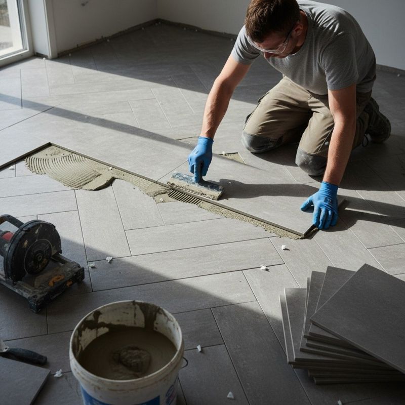 Tile Floor Renovation in Longmont, CO