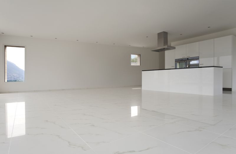 White Marble Tile Installation in Olathe, KS